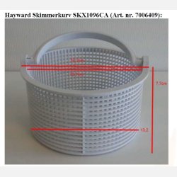 Skimmerkurv Hayward 14,5 x 13,0 x 7,5